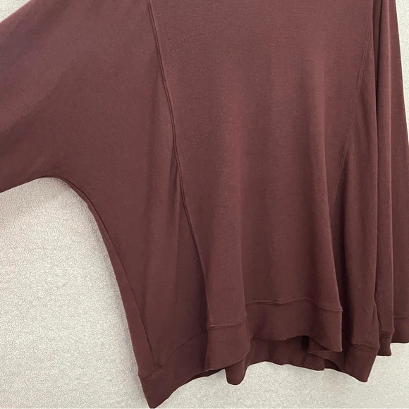 Michael Stars Emmy Hooded Sweatshirt-Hoodie Pullover-Women’s 2X-Maroon-Burgundy - Picture 4 of 15